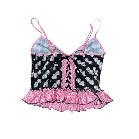 SHIRLEY OF HOLLYWOOD Marilyn Monroe Satin Corset Top Size M - Picture 2 of 7